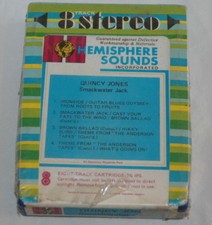 QUINCY JONES Smackwater Jack 8 Track Tape RARE SEALED Jazz TV MOVIE FILM THEMES 
