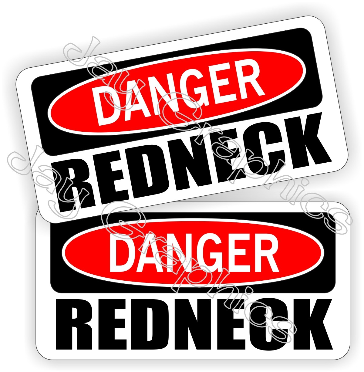 Redneck Rippers Stickers Hard Hat Stickers | DANGER ~ REDNECK | Funny Welding Rebel USA Helmet ...
