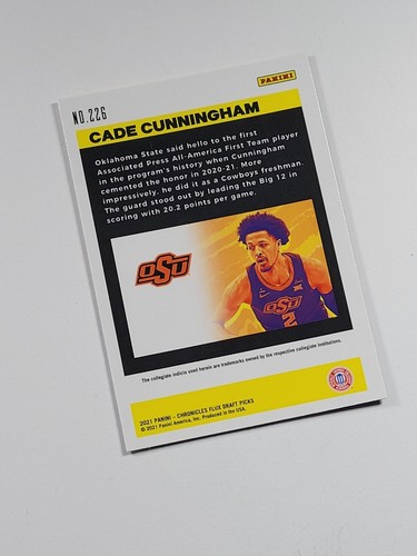 2021 Chronicles Draft Picks Flux - Cade Cunningham RC Rookie - Pistons #226 - Picture 12 of 16