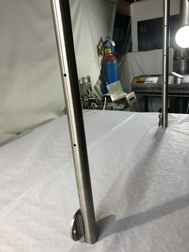 Edelstahl Pfosten Brüstung Erhöhung Montage Oben Drahtseil Geländer 42 -55cm - Bild 5 von 5