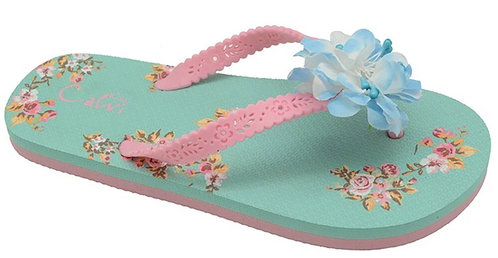 Thomas Calvi Girl s Flip Flops Summer Sliders Slip On Beach Holiday Pool Slipp