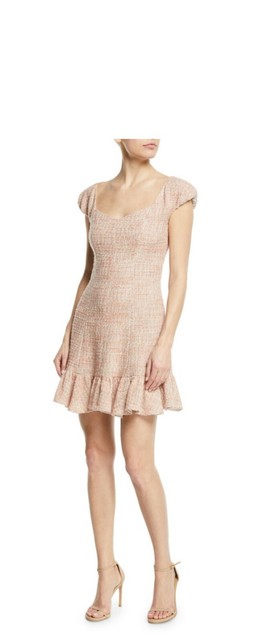 rebecca taylor tweed sheath dress