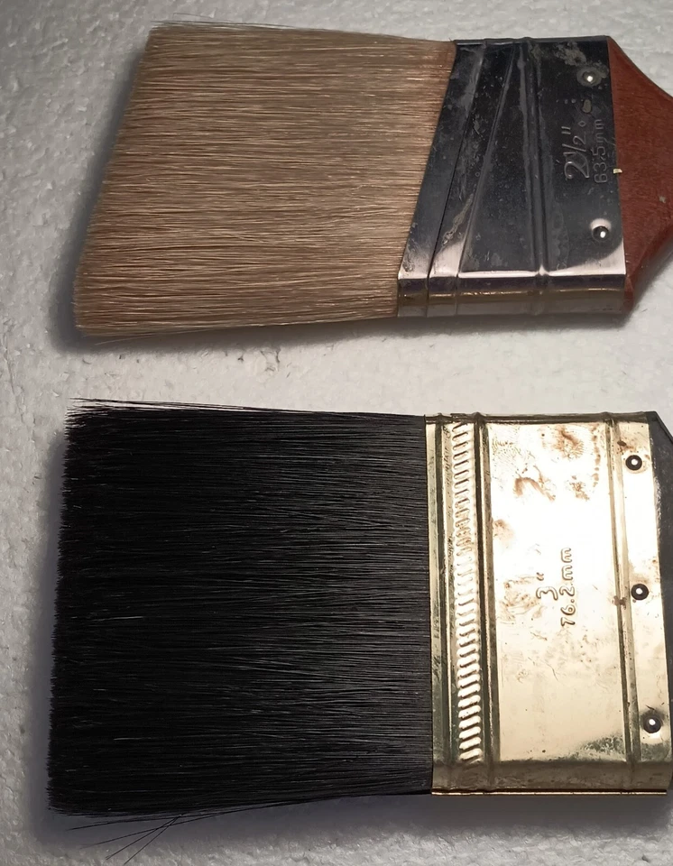 2 pinceles de pintura a base de aceite de cerdas naturales de colección Bestt Liebco Foto 4 de 4