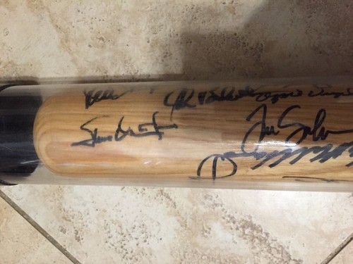Harmon Killebrew Ryne Sandburg Dusty Baker Tim Salmon MORE AUTOGRAPHED BAT - Picture 7 of 12