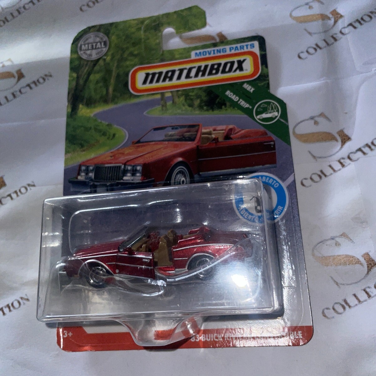 2019 Matchbox '83 Buick Riviera Convertible MBX Road Trip Moving
