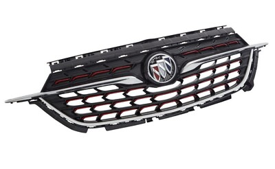 #ad #ad Buick Encore GX New OEM Front Grille Summit White without Camera w Red Insert $259.24