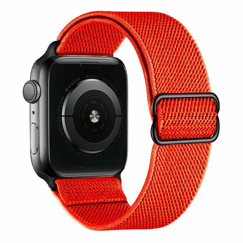 Elastico Nylon Cinturino Intrecciato Assolo Loop Per Iwatch Apple SE 7-1 - Zdjęcie 4 z 13