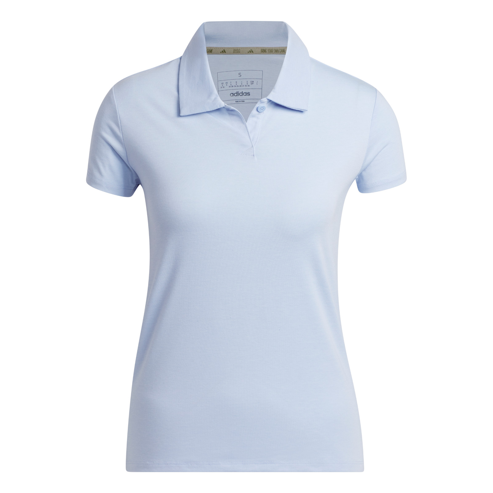 Футболка-поло Adidas Damen в полоску Hellblau 6590₽