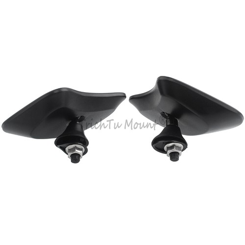 Black Fairing Mount Side Rear Mirrors Fits For Harley Street Glide FLHX/I 2024 - Picture 12 of 21