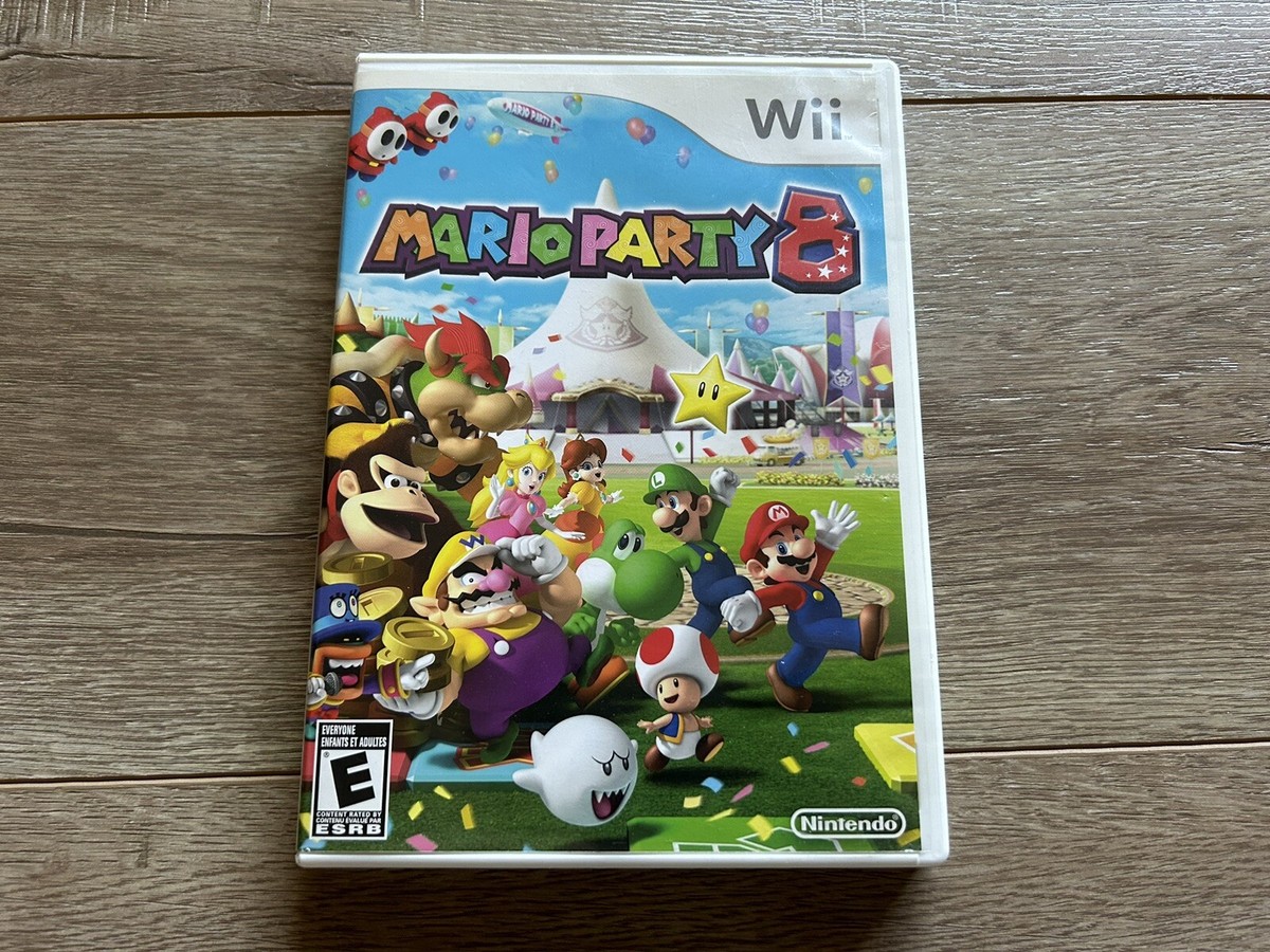 Mario Party 8 Nintendo Wii 2006 Game Complete w/ Manual
