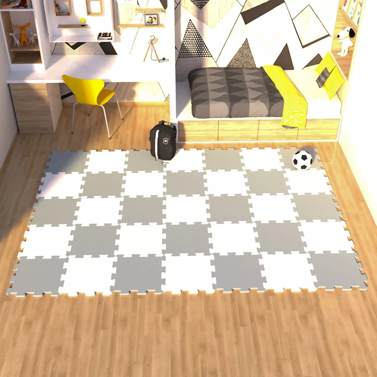Kids floor cheap tiles