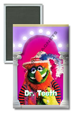The Muppet Show Dr. Teeth Muppets Collect them All 2" x 3" Locker Magnet