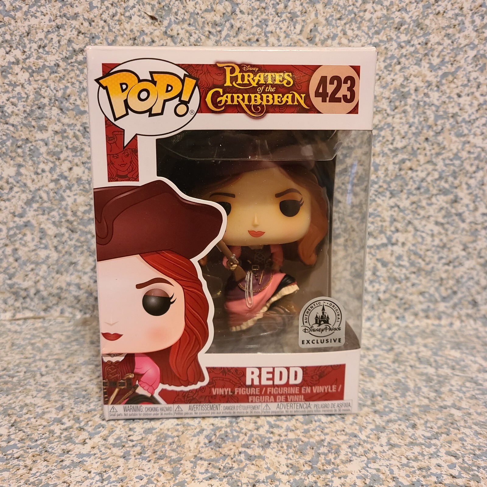 Funko Pop! Exclusivo De Parques Disney Piratas Del Caribe Redd #423