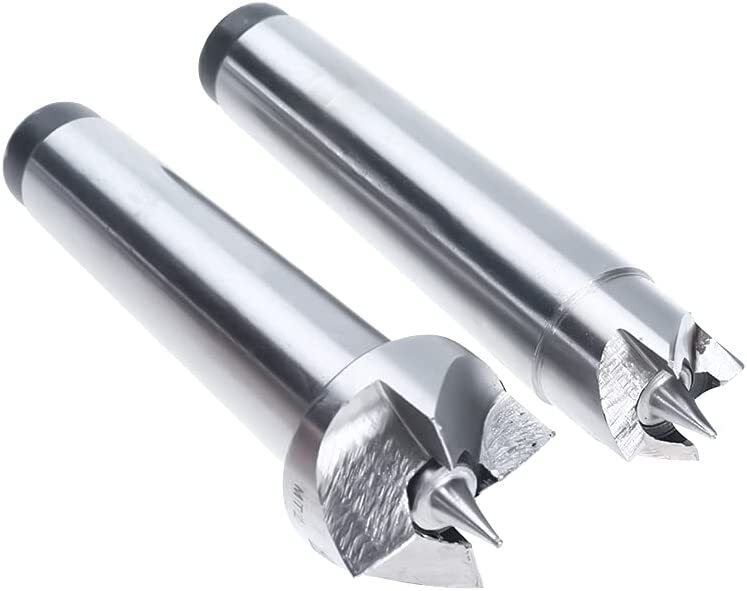 Lathe Drive Centers 4-Piece MT2 Live Center Set For Wood Lathe - #2 Morse Taper Drive Spur Cup Centers High Carbon Steel Lathe Centers