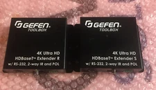 Gefen Toolbox 4K ultra HD HDBaseT Extender w/ RS 232, 2-Way IR and POL