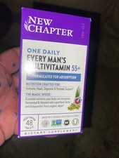 New Chapter One Daily Every Man's Multivitamin 55 . 48 Tablets, Exp-1/2026
