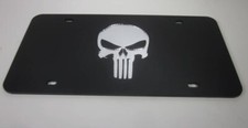 Punisher Chrome Mirror License Plate Auto Tag Nice Punisher Chrome Mirror License Plate Auto Tag Nice