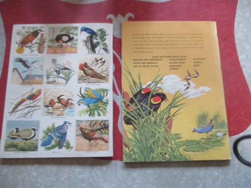 HOW & WHY/GOLDEN BOOK Vintage BIRDS & BIRD STAMPS Softcover BOOKS - 1970's - Imagen 2 de 7