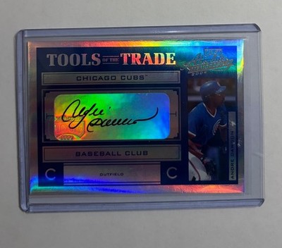 2004 Absolute Memorabilia TOTT Andre Dawson Auto Card #/100 Cubs HOF- NM Mint!