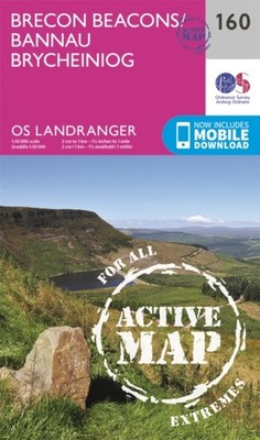 LANDRANGER ACTIVE 160 BRECON BEACONS by Ordnance Survey Map Self Help Business