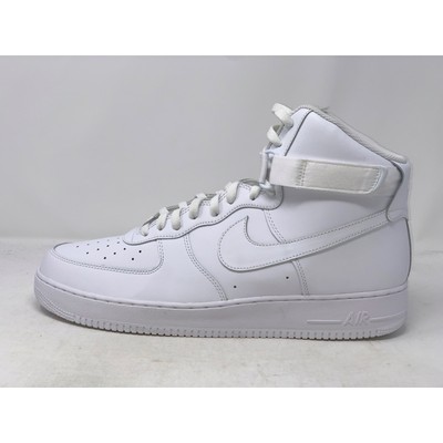 Nike Air Force 1 High Triple White Sneakers, Size 18 BNIB CW2290-111