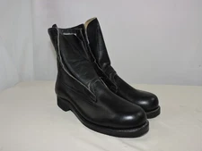 Vtg Defense Logistics Agency Military Pilots Boots Size 10D Black w/ Zippers