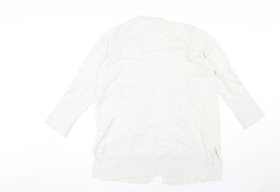 Oasis Women's Beige XL Open Front Cardigan Jumper - Image 2 of 4