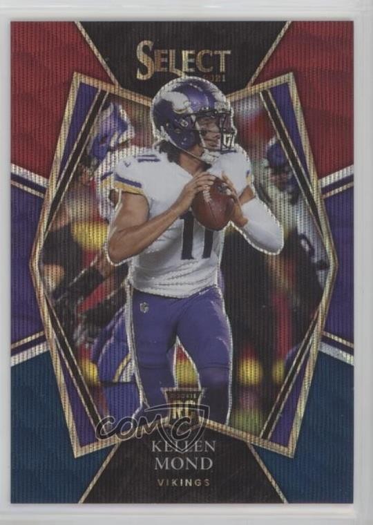 2021 Panini Select Premier Level Tri-Color Prizm 64/199 Kellen Mond #164 0b1f