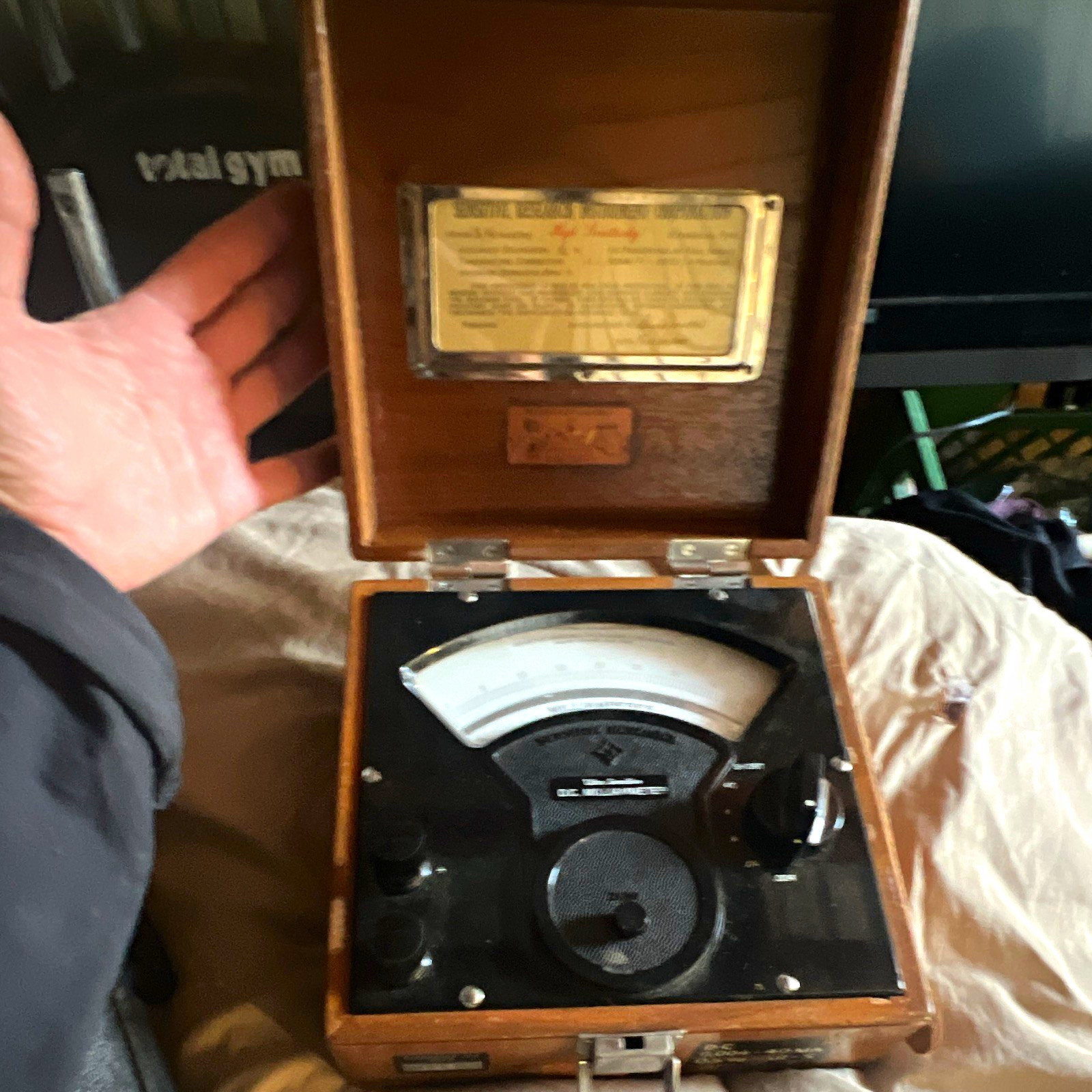 Sensitive Research Ultra Sensitive DC Milliammeter 0-50 mA w/ Case S.N. 56-20701