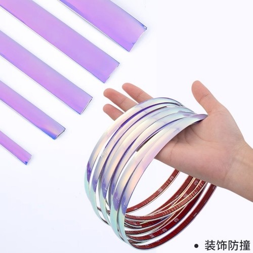 10-25MM Car Colorful Chrome Molding Strip Car Door Window Edge Guard Accessories - Bild 27 von 27