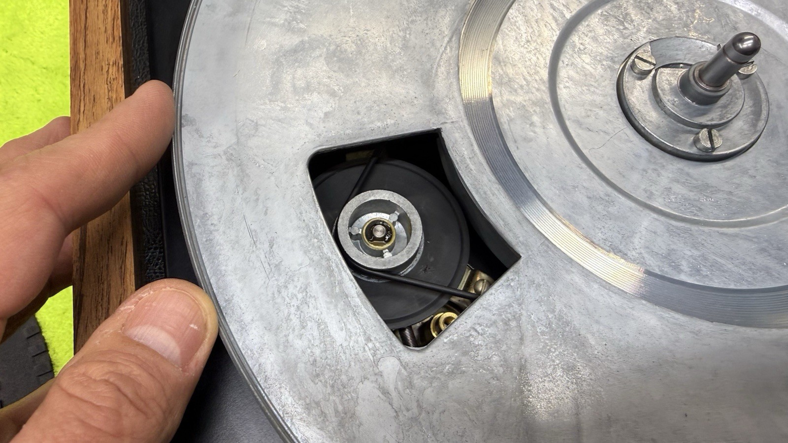 Garrard 990B Turntable SERVICED New Belt AT Cartridge Stylus See Video Works GRT