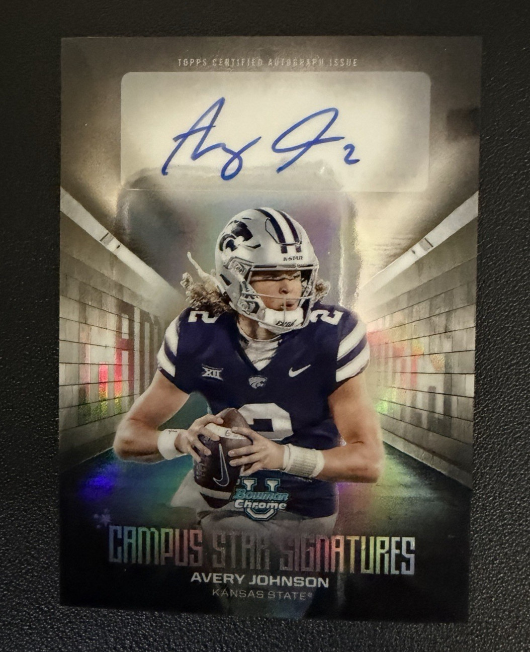 2025 Bowman University Chrome - Campus Star Signatures Avery Johnson #CSS-AJ...