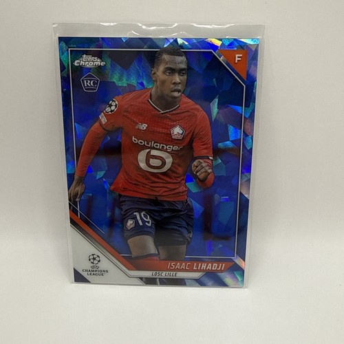 Topps Chrome UCL SAPPHIRE Edition 2021/22 LOSC Lille Isaac Lihadji RC #12