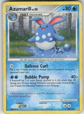 Pokemon TCG Azumarill Rare Diamond and Pearl 18/130 on eBay