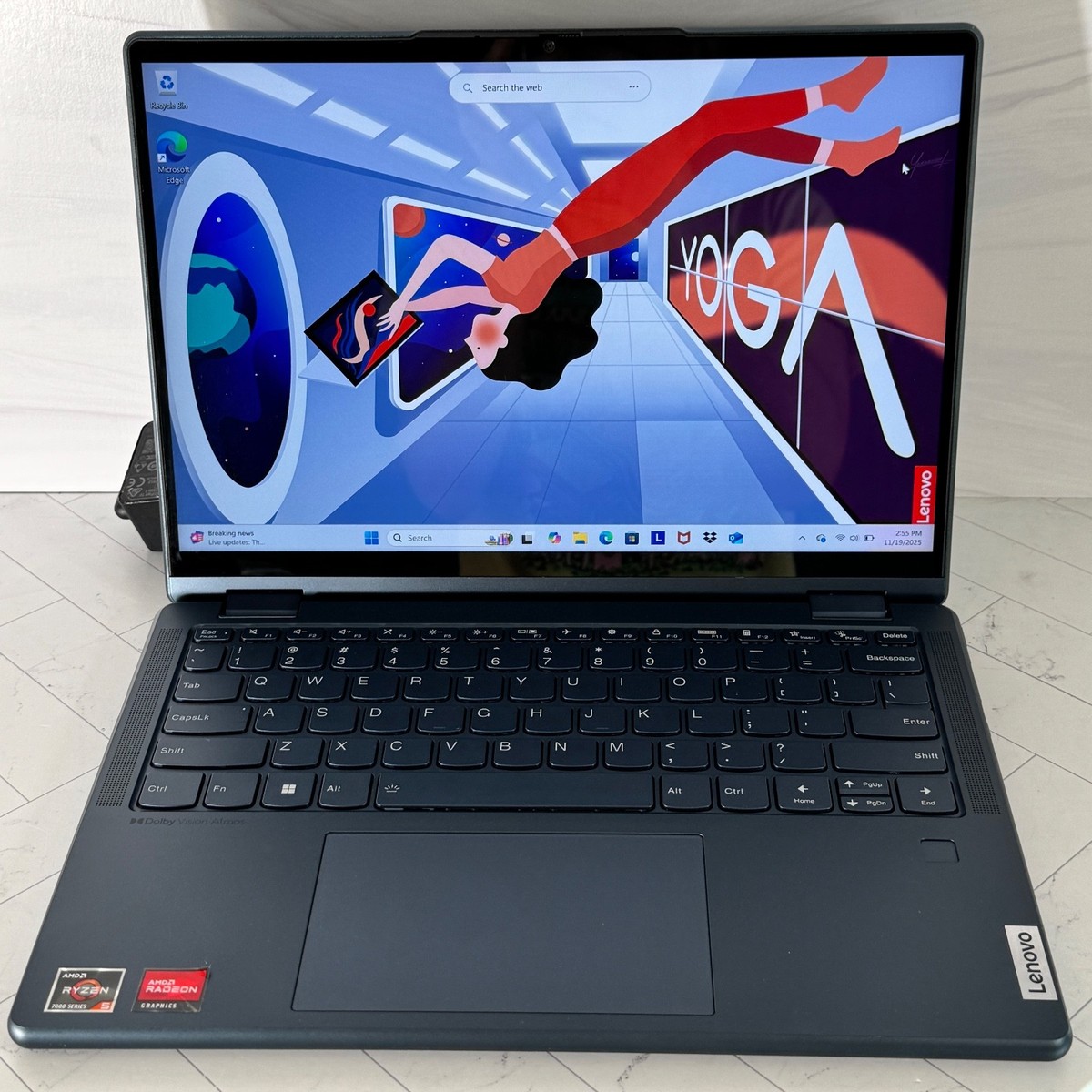 Lenovo Yoga 6 13ABR8 AMD Risen 5 7530U 8GB RAM 256GB Touchscreen