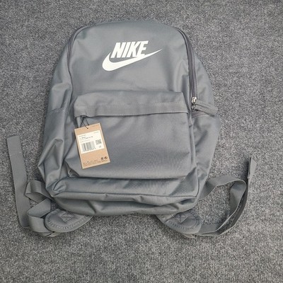 Nike Backpack One Size Smoke Gray Heritage 25L School Bag Laptop