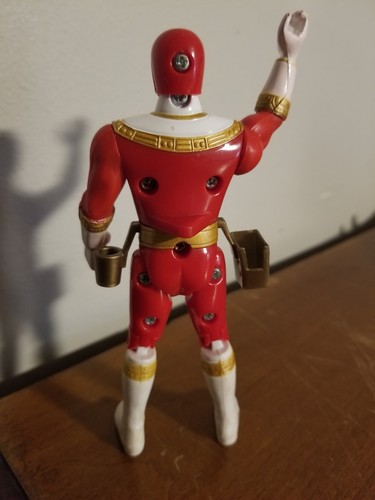 Power Rangers Zeo 1996 Red Ranger Vintage Actionfigur - Tommy - 5,5 inch - Bild 2 von 2