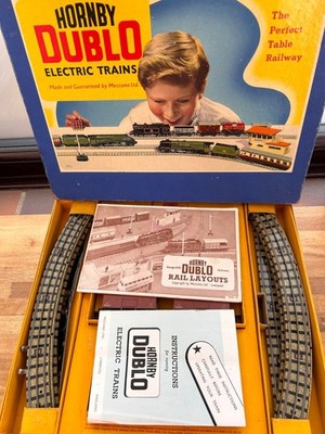 Hornby Dublo Electric Trains G16 0-6-2 Tank Goods Set Meccano 1958 Model Boxed E