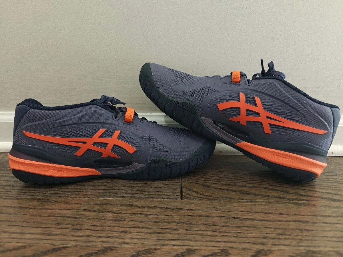 ASICS Gel Resolution X Greyish Purple Nova Orange for Sale