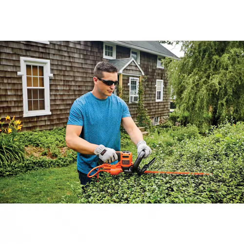 22 In. 4.0 Amp Corded Dual Action Electric Hedge Trimmer