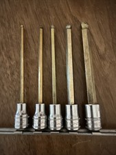 Snap On Tools Long Ball Allen Socket Set Metric 4, 5, 6, 8, 10 Mm Snap On Tools Long Ball Allen Socket Set Metric 4, 5, 6, 8, 10 Mm