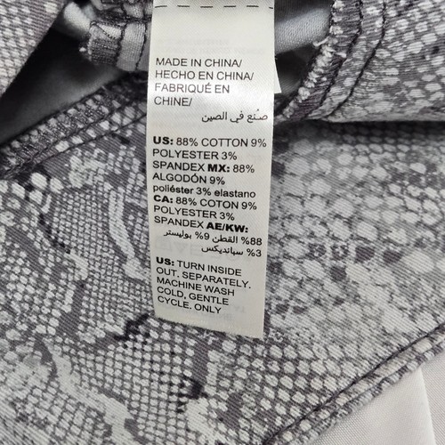 White House Black Market Ladies Waist jacket Size 12 Black & White Snake Skin - Picture 8 of 10