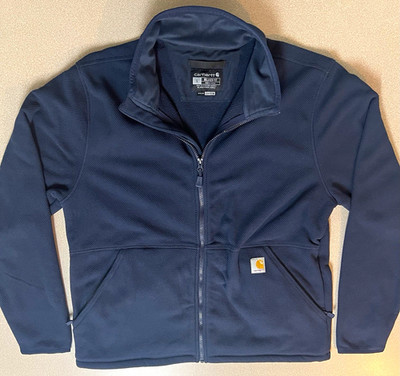 Carhartt Men s Large Relaxed Fit Full Zip Fleece Jacket
