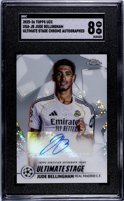 2025-26 UEFA Ultimate Stage Chrome Jude Bellingham #USA-JB Chrome