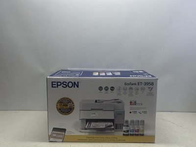 Epson EcoTank ET-3958 Wireless All-in-One Color Supertank Printer -