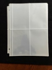 16 3 x 5 Archival Photo Album Pocket Pages - 3 ring