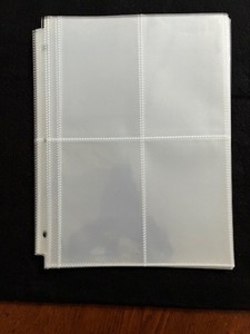 16 3 x 5 Archival Photo Album Pocket Pages - 3 ring