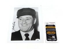 Jocko Conlan Signed 8 x 10 B&W Photo Umpire JSA Auto