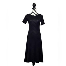 Reformation Sz S Whimsigoth Short-Sleeve Crew Neck Midi Dress