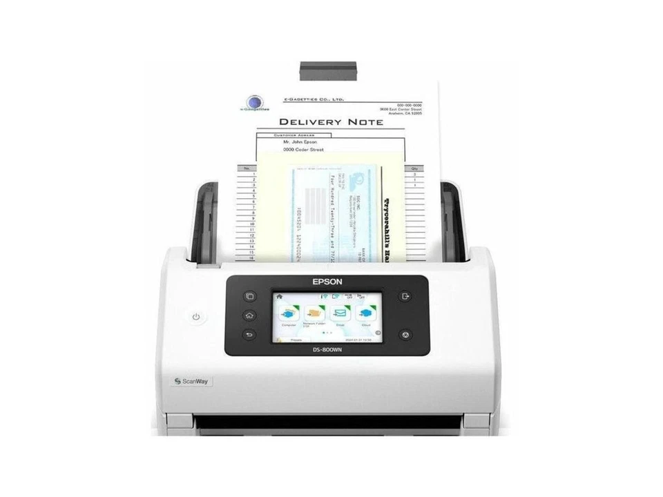 Epson EdgeLink DS-800WN ADF Scanner - 600 dpi Optical 24-bit Color - 50 ppm  - - Image 4 of 4